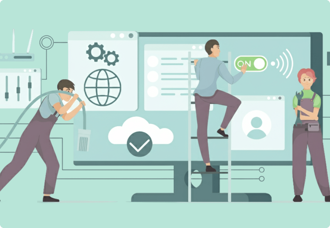 الخدمات المدارة